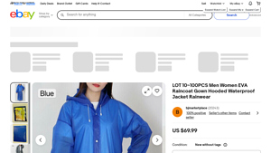 EVA Raincoat - Hooded Waterproof Jacket