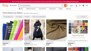 Etsy - Vinyl Raincoat Fabric