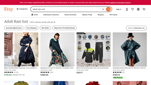 Etsy - Adult Rain Suit