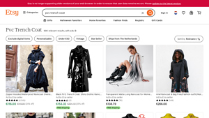 Etsy - PVC Trench Coats