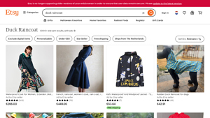 Etsy - Duck Raincoats