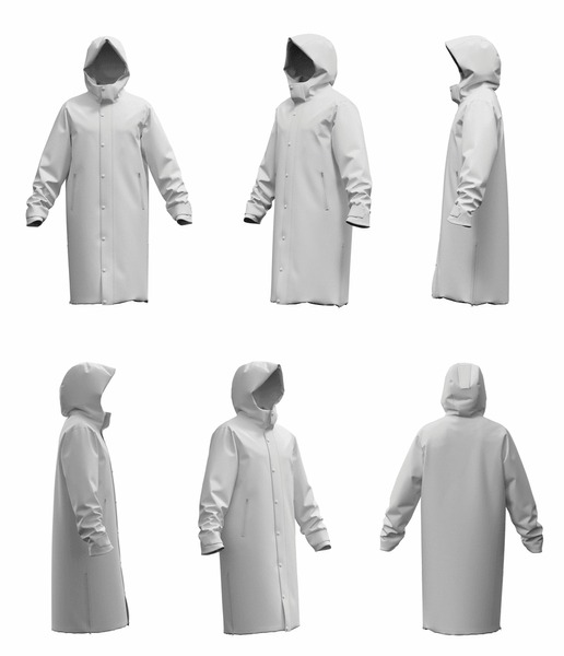 Illustrative image for extra long raincoat