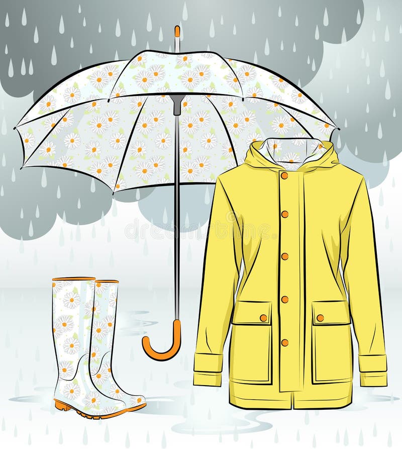 Illustrative image for girls rain suit