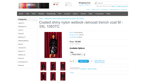 Tianyoutextile - Coated Shiny Nylon Wetlook Raincoat