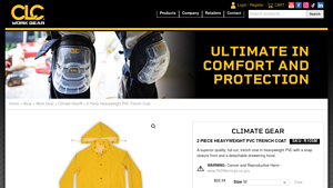Goclc - 2 Piece Heavyweight PVC Trench Coat