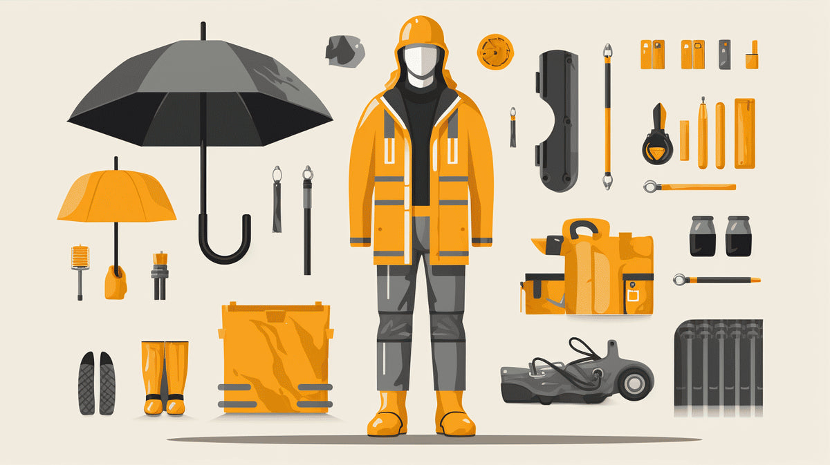 Illustrative image for heavy duty rain suit