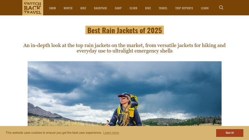 Best Rain Jackets of 2025 | Switchback Tested