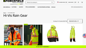 Forcefield - Hi Vis Rain Gear Collection