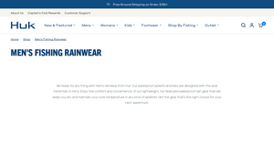 Huk - Men's Fishing Rainwear