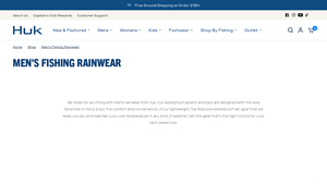 Huk - Men's Fishing Rainwear