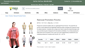IdeaStage - Raincoat Promotion Poncho