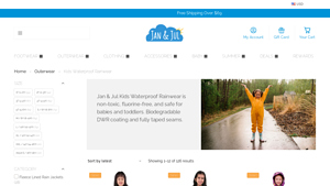 Jan & Jul - Kids Waterproof Rainwear