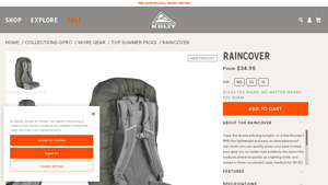 Kelty - Rain Cover