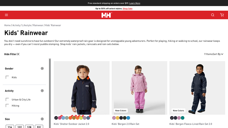 Kids' Rainwear | Helly Hansen US