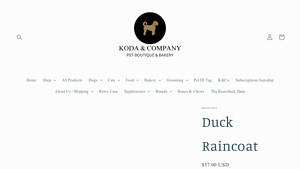 Koda & Company - Duck Raincoat