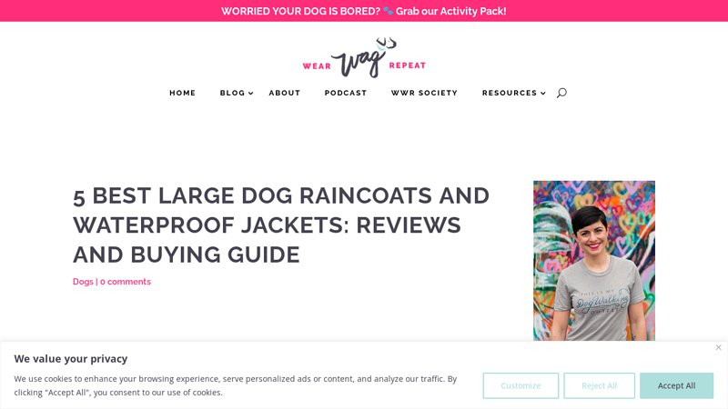 5 Best Large Dog Raincoats and Waterproof Jackets: Reviews and ...