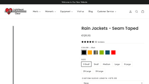 Lightheart Gear - Ultra-Light PFAS-Free Rain Jackets