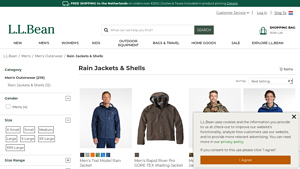 L.L. Bean - Men's Trail Model Rain Jacket
