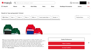 Macy's - Boys Spring Jackets