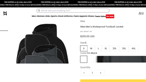 Nike - Men's Waterproof Football Jacket