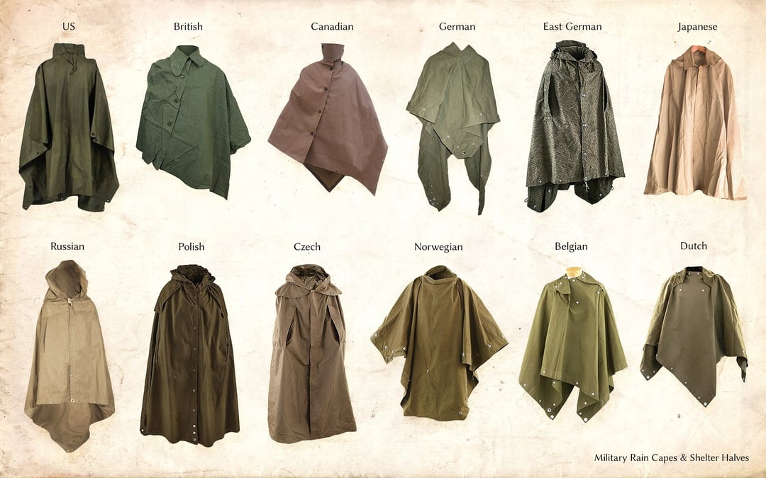 Illustrative image for military rain poncho