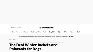 NYTimes - Top 7 Dog Coats