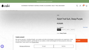 Oaki - Adult Trail Suit