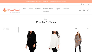 Peach Couture - Women's Crochet and Ruffle Ponchos