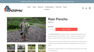 Tragopan - Rain Poncho