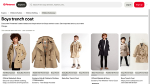 Pinterest - Boys Trench Coat