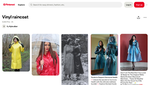 Pinterest - Vintage Vinyl Raincoat
