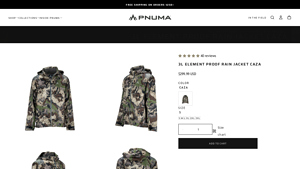 Pnuma - 3L Element Proof Rain Jacket Caza