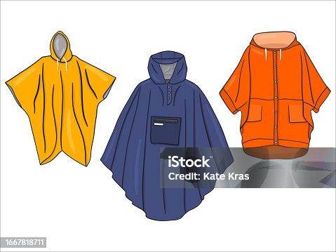 Illustrative image for Polyester Rain Poncho