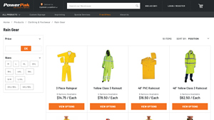 PowerPak - High-Quality Rain Gear