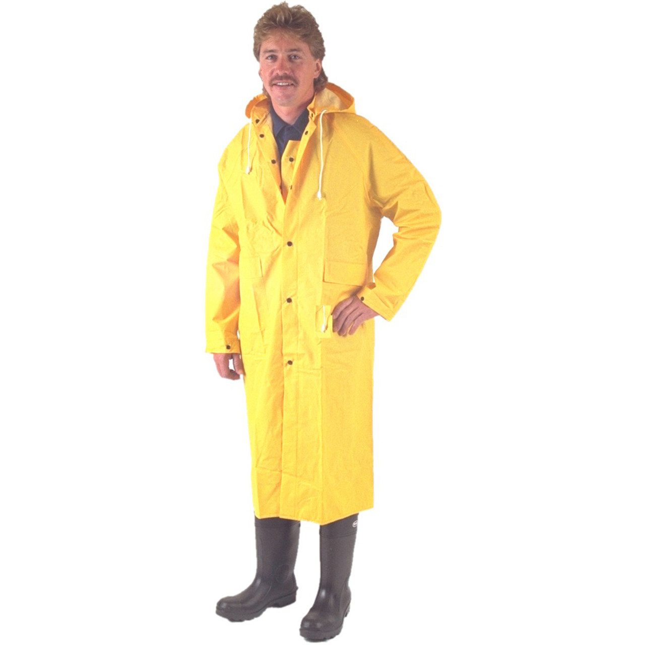 A stock image illustrating pvc coated raincoat concepts