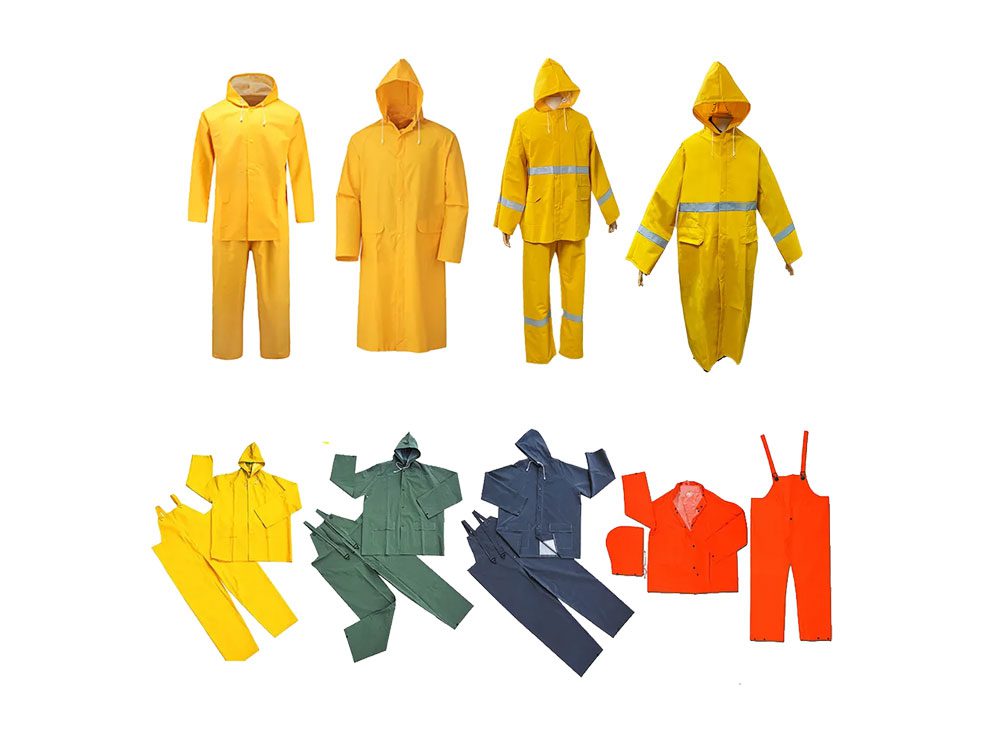 Illustrative image for pvc polyester raincoat