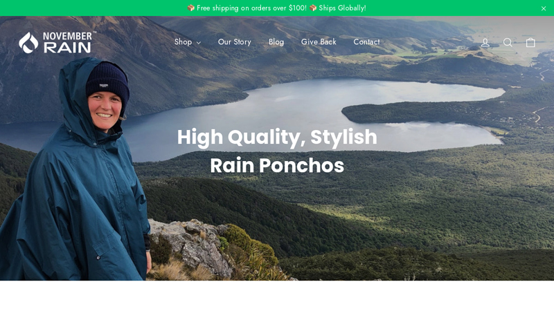November Rain - High Quality Waterproof Rain Poncho – November ...