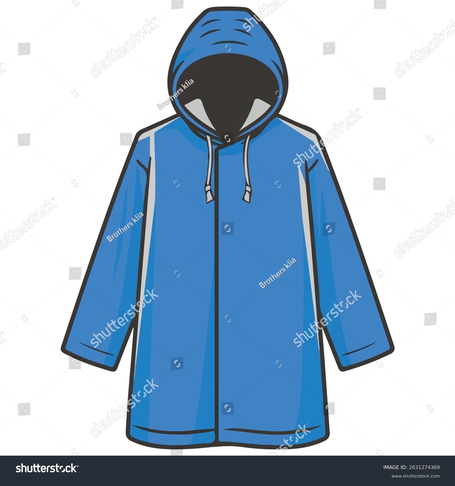 Illustrative image for Rain Coat with Hood