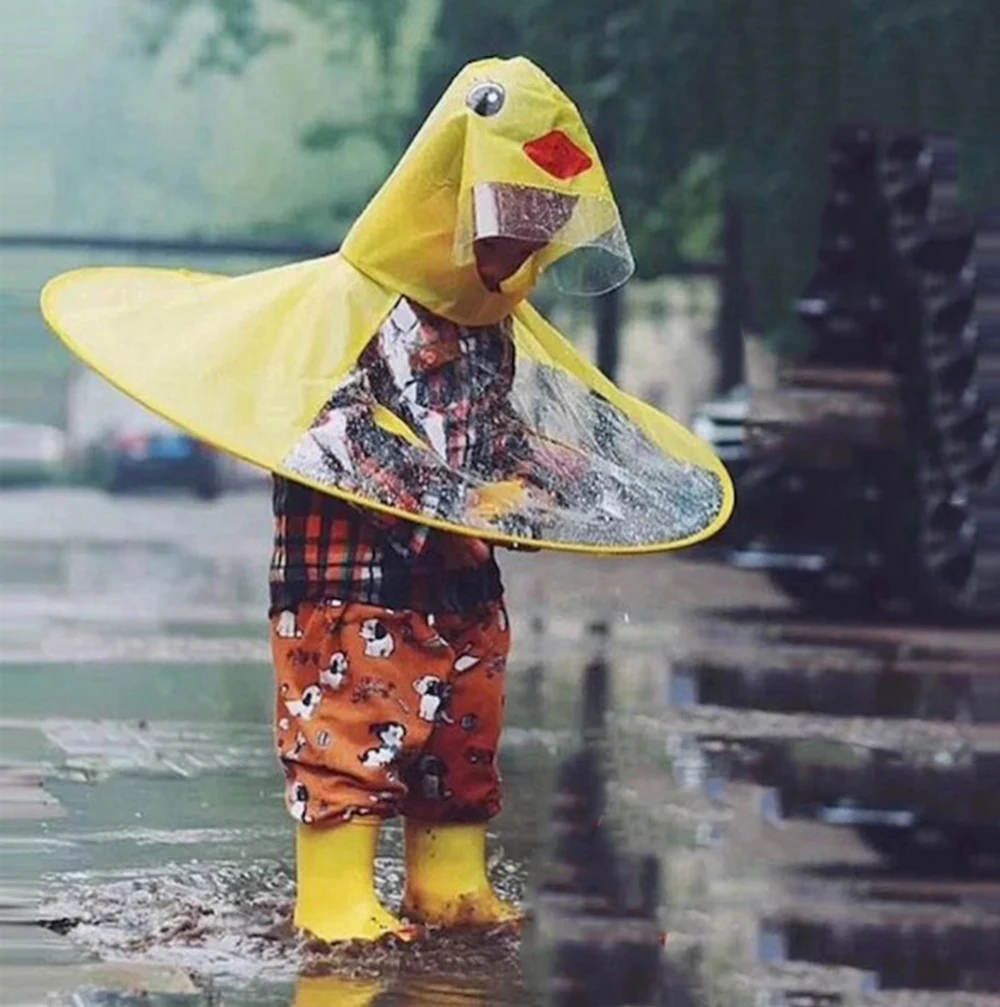 Illustrative image for rain duck ufo raincoat