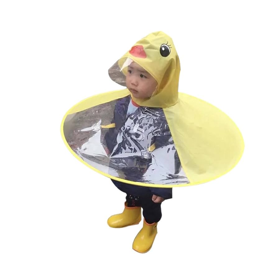 Illustrative image for rain duck ufo raincoat