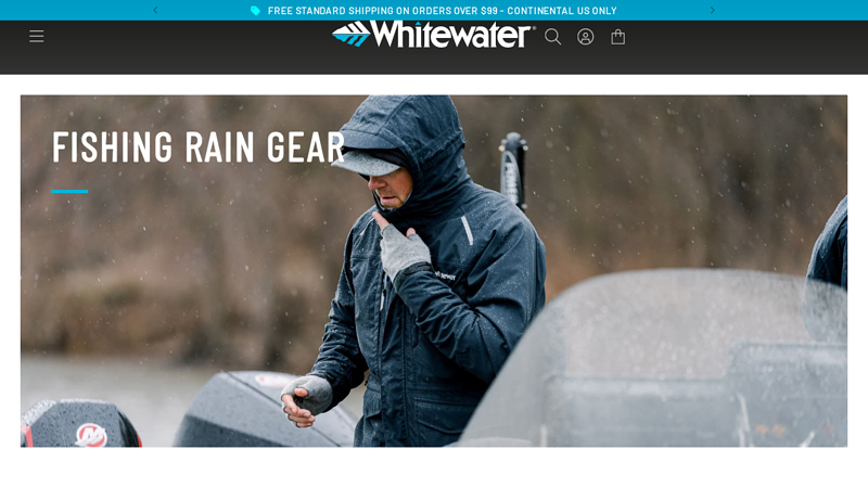 Fishing Rain Gear - Whitewater Fishing