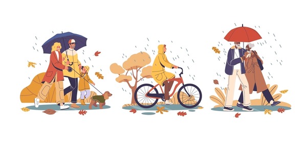 Illustrative image for rain jacket cycling
