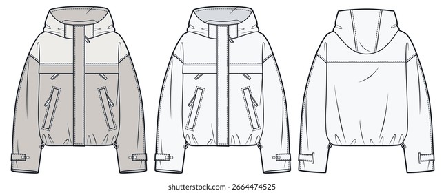 Illustrative image for rain jacket pullover