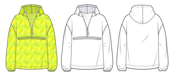 Illustrative image for rain jacket pullover