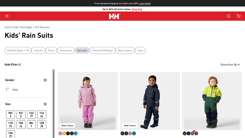 Kids' Rain Suits - Rain Gear for Children & Toddlers | Helly Hansen US