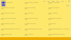 Rainkiss - Unisex One-Size Fits All Rain Ponchos