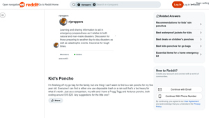 Kid's Poncho - Comparison of Frogg Togg and Arcturus