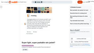 Top Rain Jackets - Lightweight & Packable
