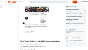Reddit - Motorcycle Gear Essentials