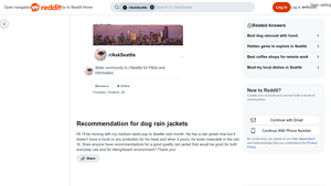 NACOCO - Large Dog Raincoat